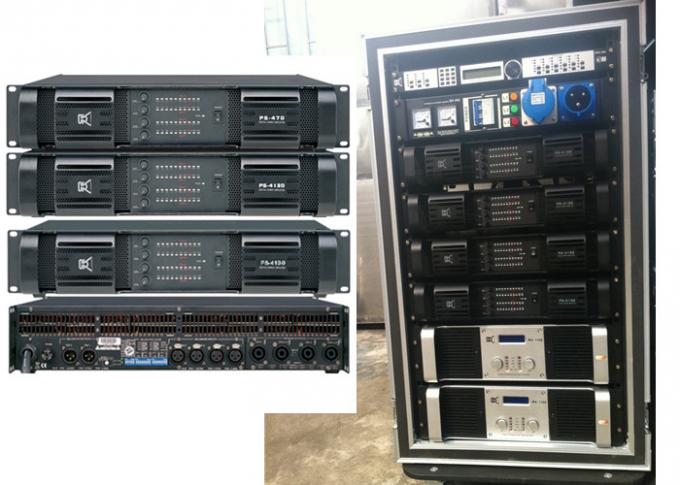CE de PA-Séries d'équipement de musique d'amplificateur de puissance de la commutation 4x1500w/8ohm